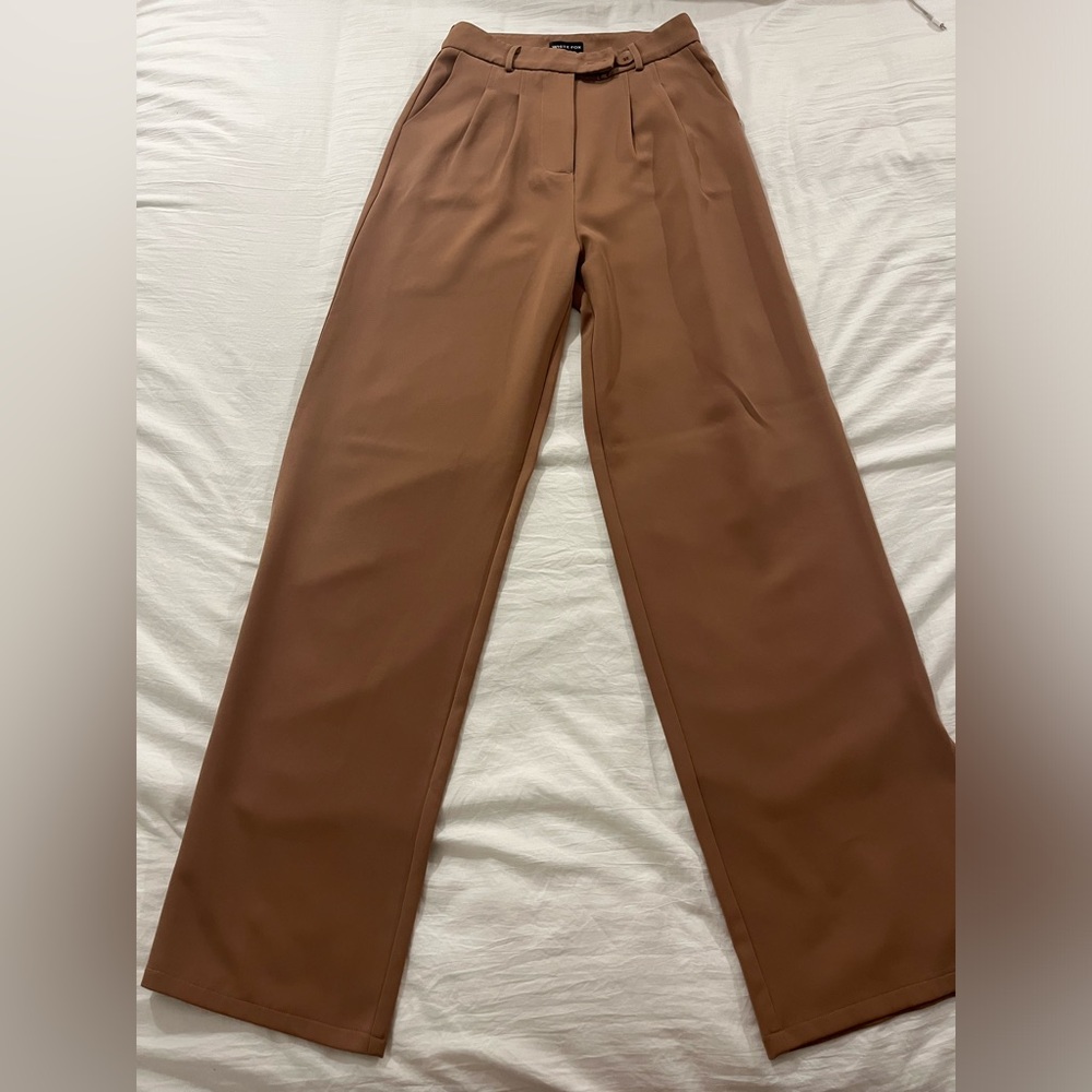 White Fox Orange/Brown Pants